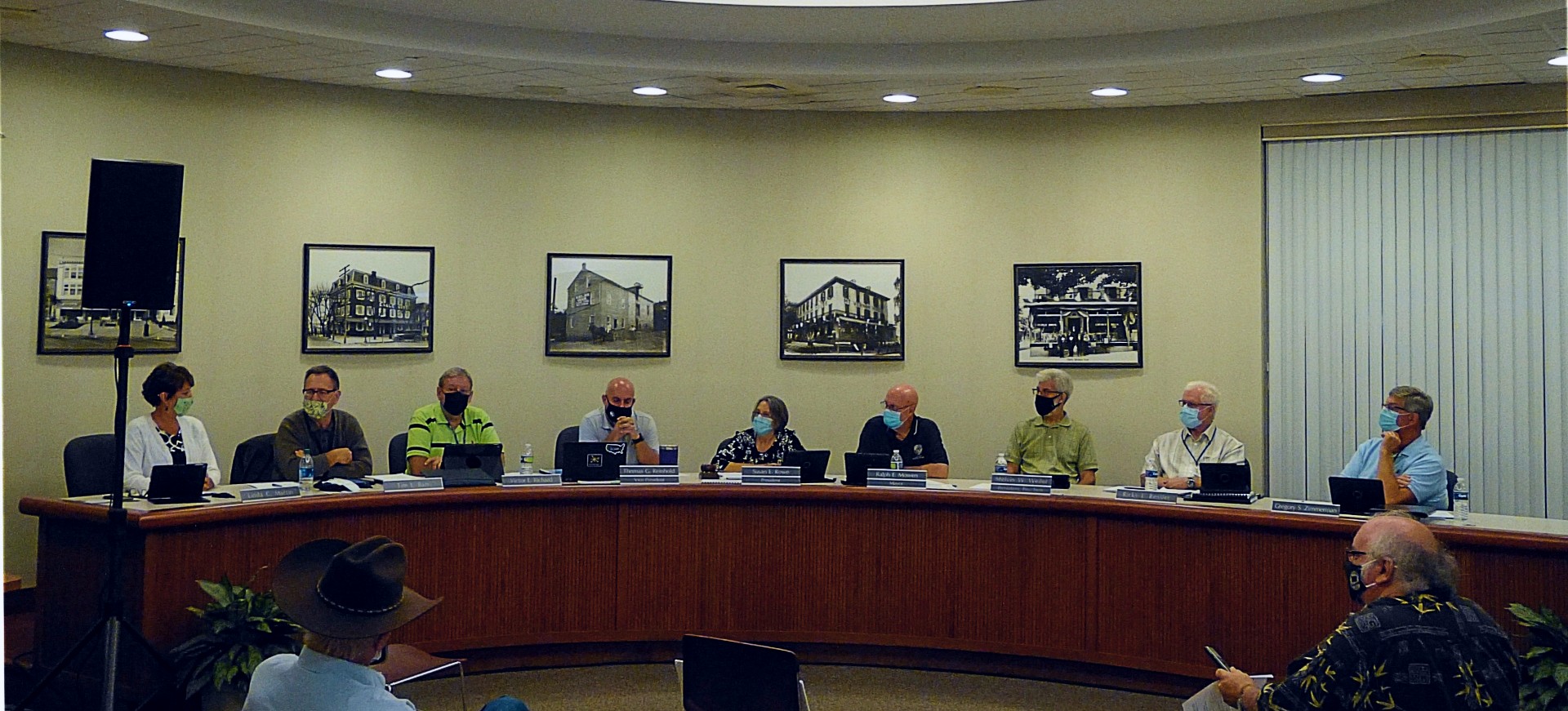 Ephrata Borough Council holds its work session on Tuesday, Sept. 8, 2020. (Photo: Tim Stuhldreher) 