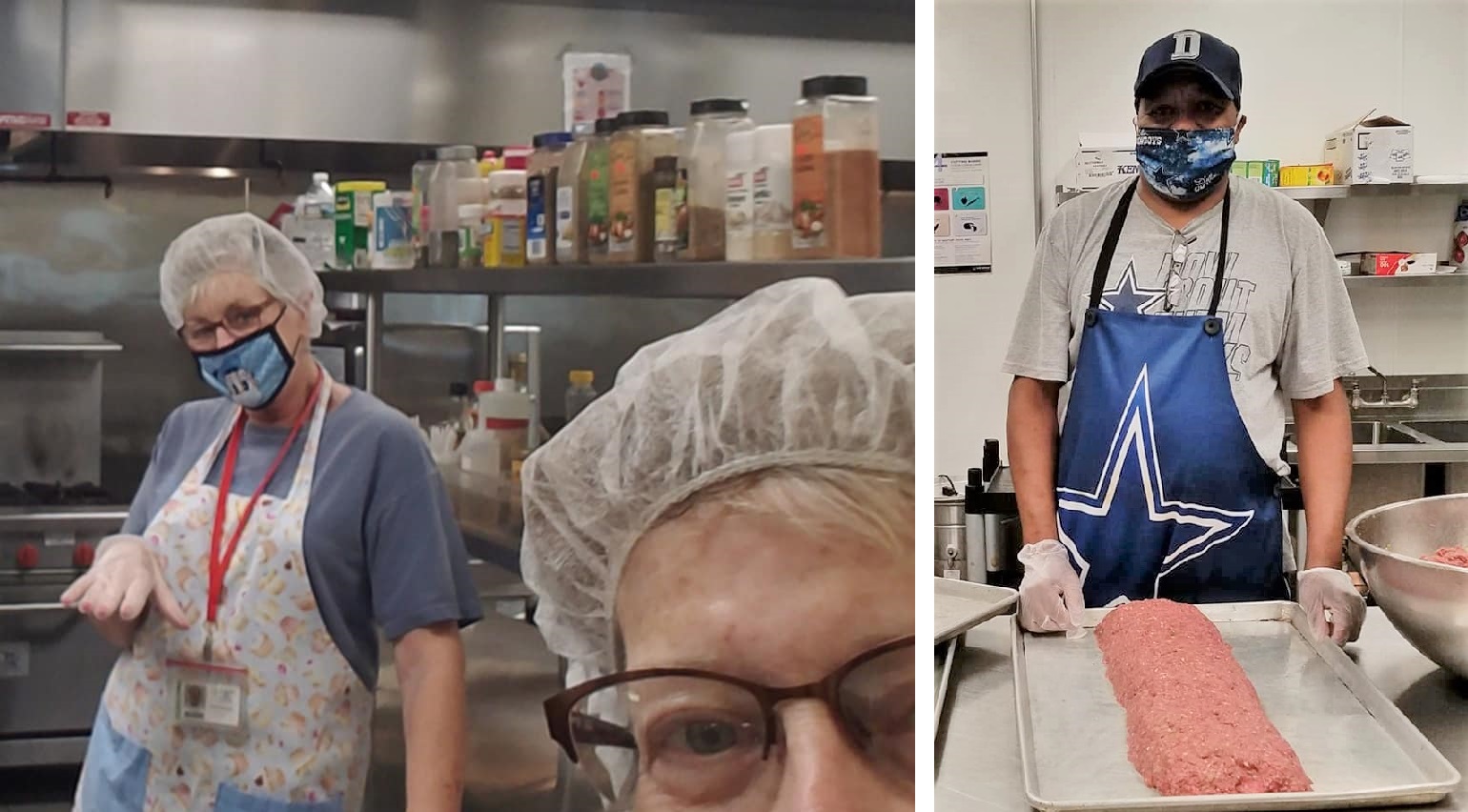 Volunteers prepare a meal in the Water Street Mission kitchen. (Source: WSM)