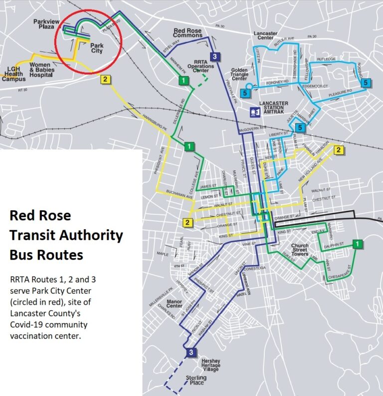 Red Rose Transit To Offer Free Bus Access Service To Park City Vaccine