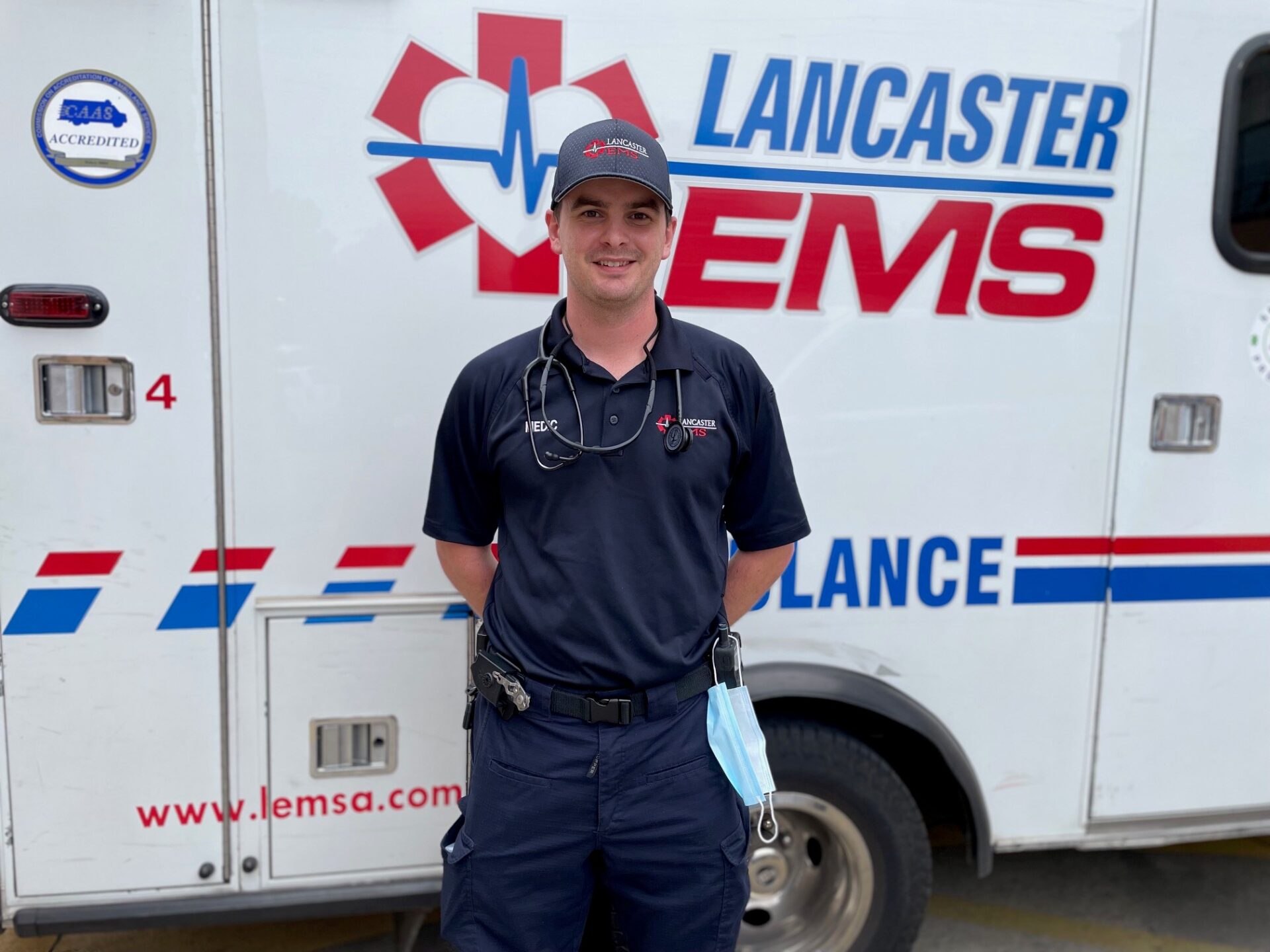 Lancaster EMS Paramedic John McCafferty. (Photo: Kyle Gamble) 