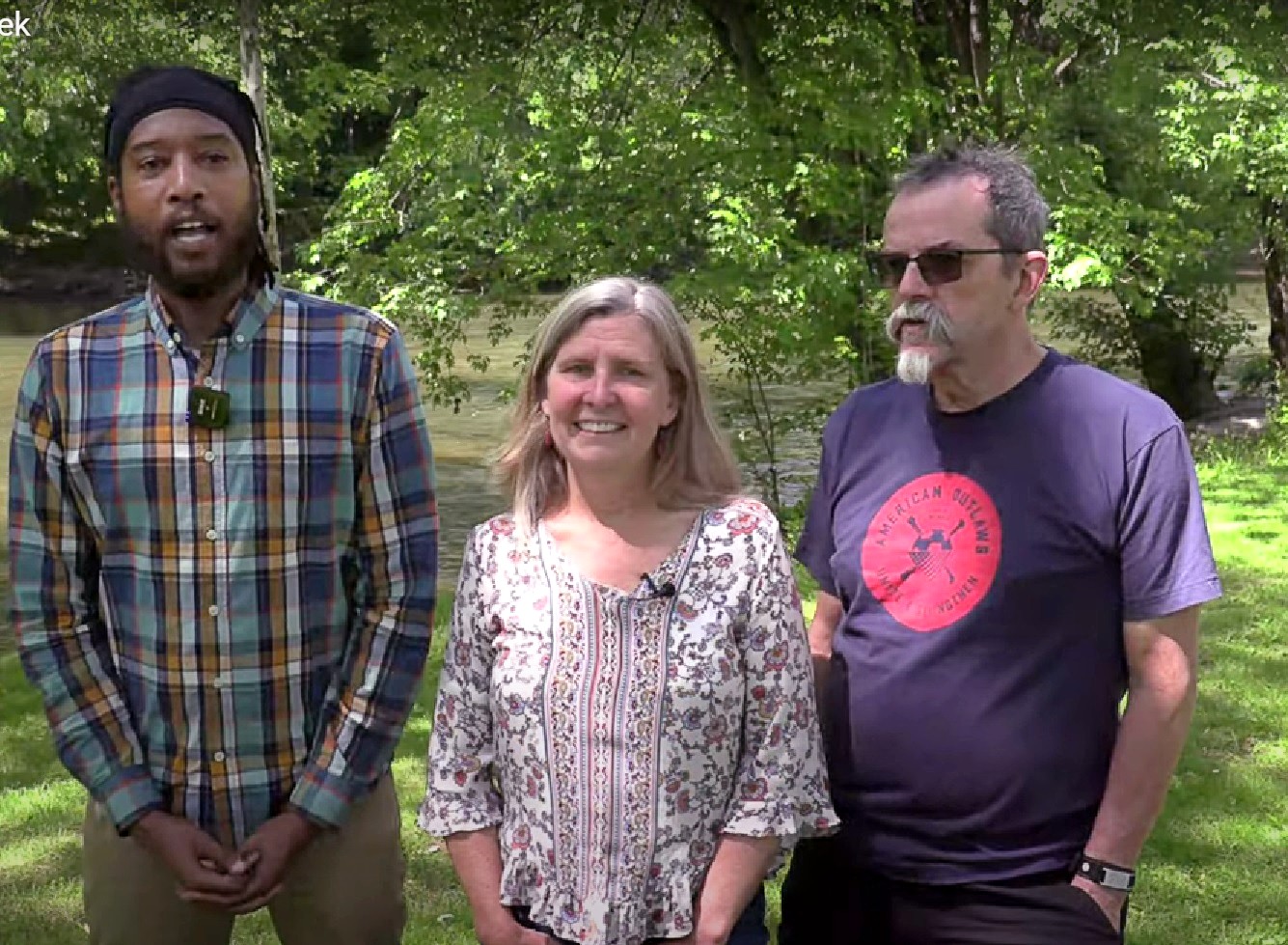 From left, Marquis Lupton, Mary Gattis and Steve Garner. (Image: Kyle Gamble)