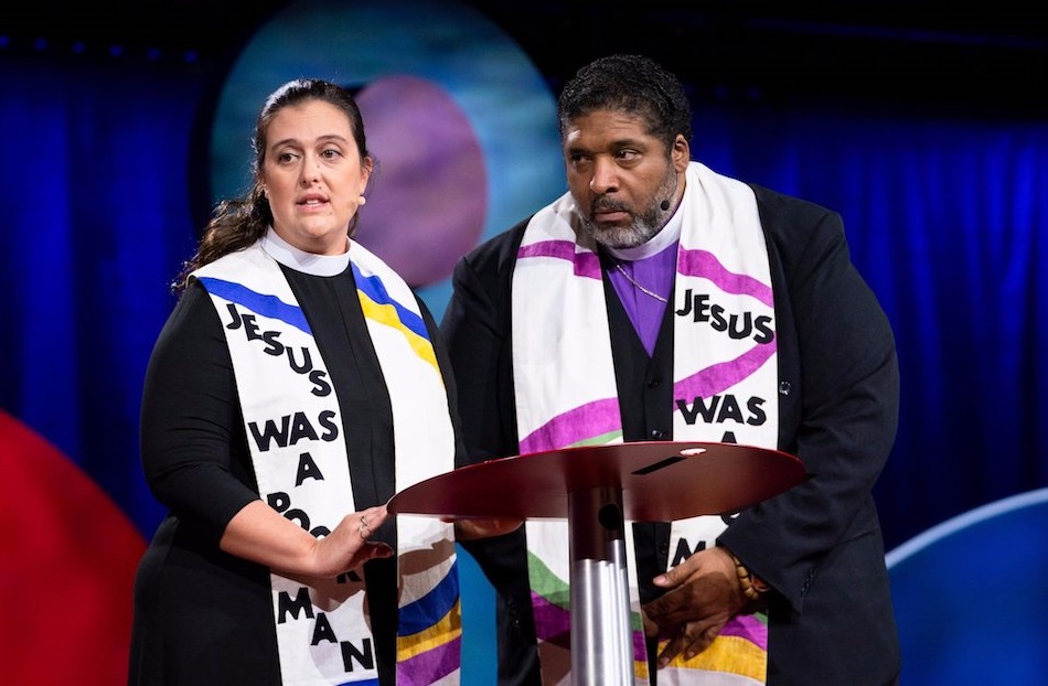 The Rev. Liz Theoharis, left, and Bishop William Barber II (Source: Kairos Center)