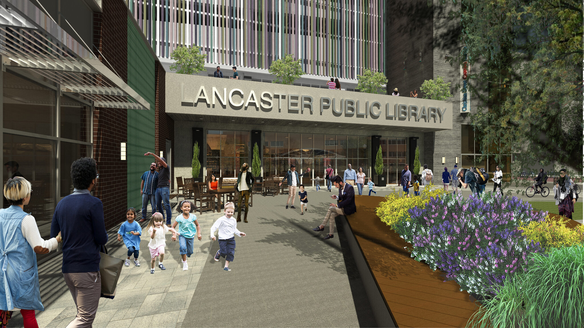 Lancaster Public Library on track for early 2023 opening at Ewell Plaza