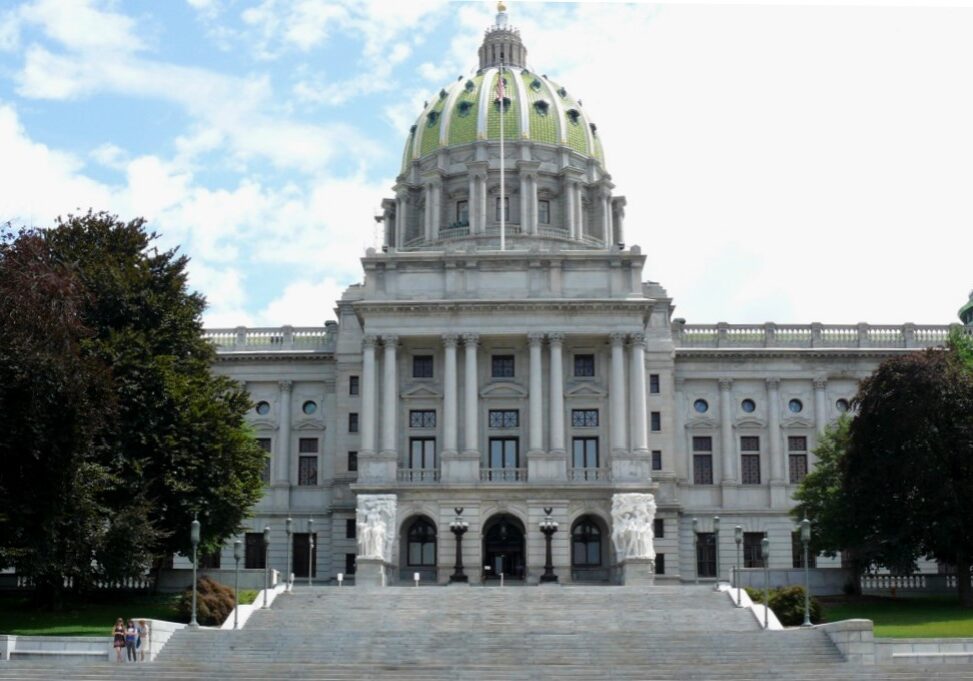 Pennsylvania_State_Capitol SML The Pennsylvania State Capitol. (Source: Wikimedia Commons)