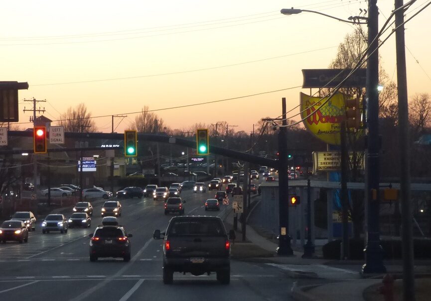 Route 30 -1 Cars drive along Lincoln Highway East (Route 30) on Sunday, Feb. 20, 2022. (Photo: Tim Stuhldreher)