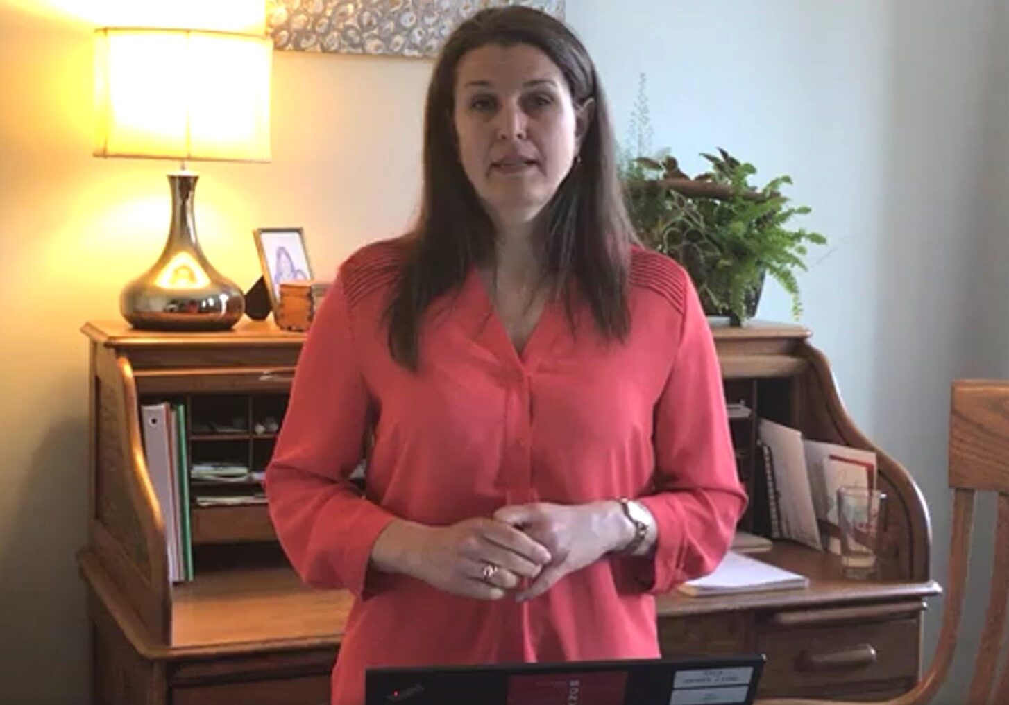 Sorace video chat 2a Lancaster Mayor Danene Sorace discusses the city's coronavirus response during a "Live at Five" Facebook chat on Monday, April 20, 2020.
